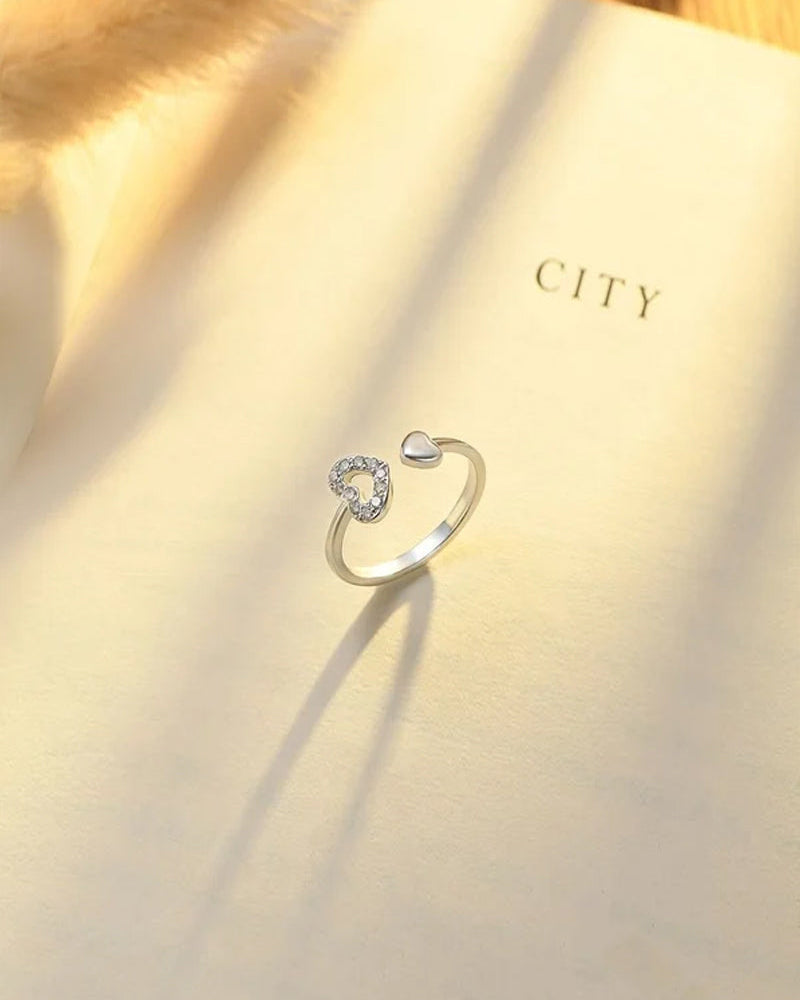 Dobbel hjerteutskjæringsring