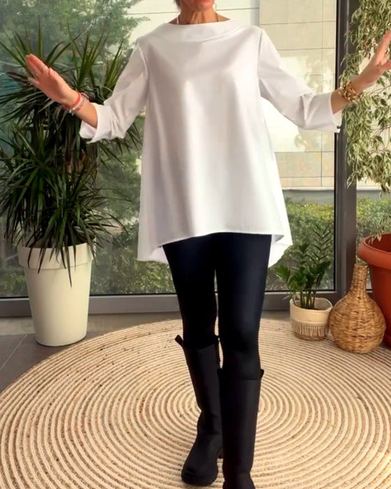 Topper med solide farger og pendling