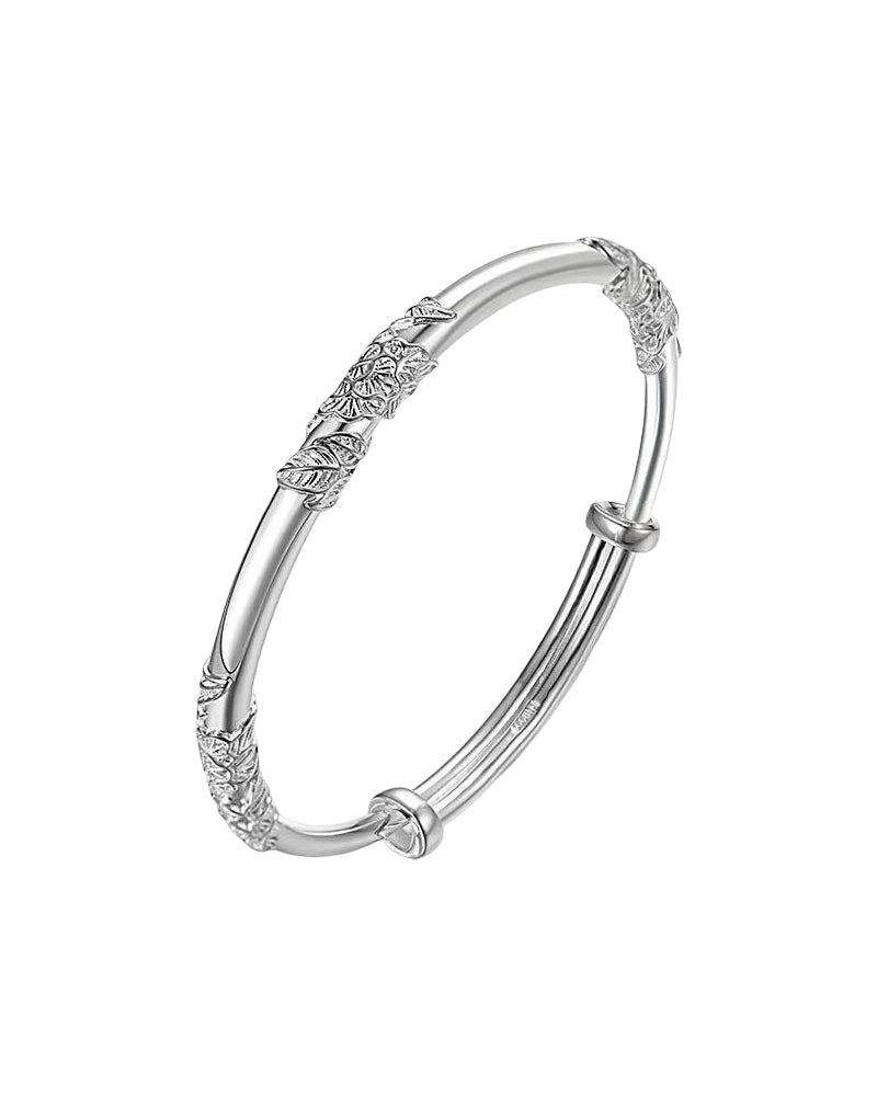 Armbånd med justerbart blomster