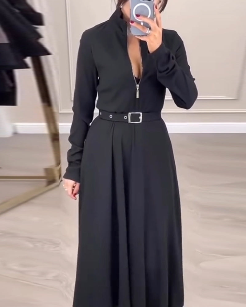 Kragekjole med glidelås