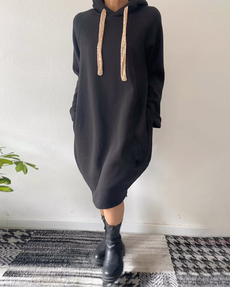 Ensfarget casual hettekjole