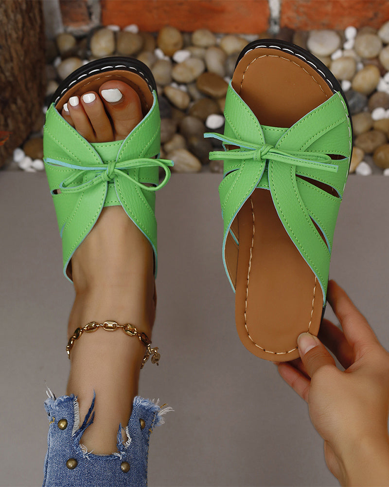 Tøfler med fiskemunn og kile