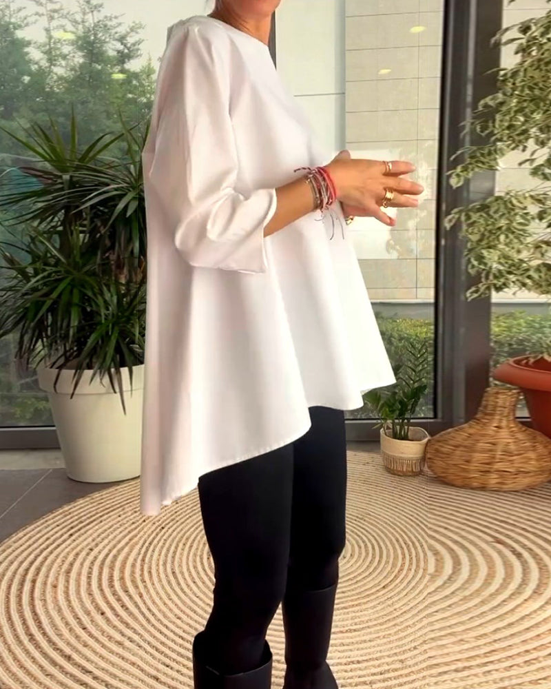 Topper med solide farger og pendling