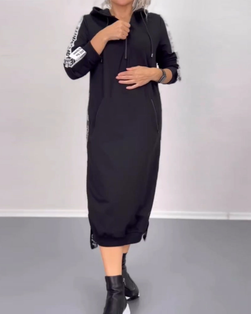 Casual kjole med glidelås