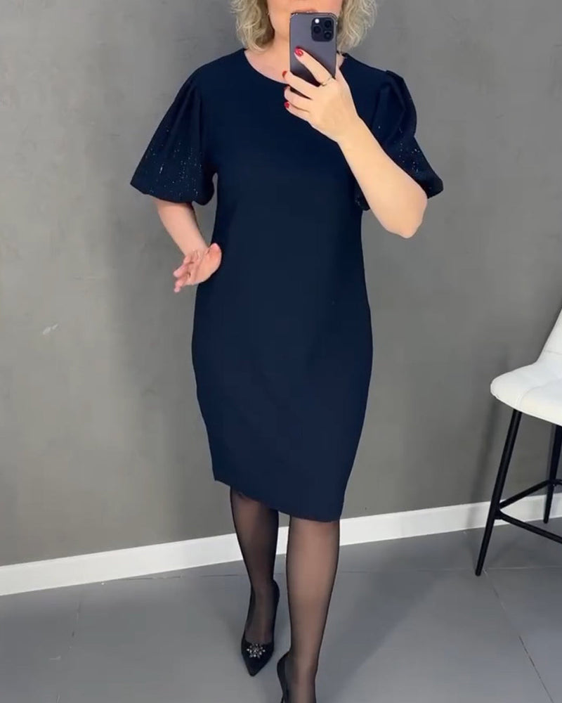 Puff kortermet elegant kjole