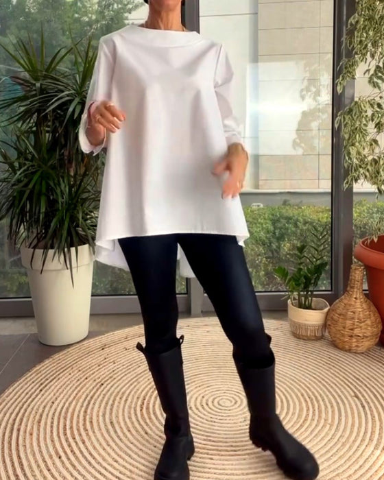 Topper med solide farger og pendling