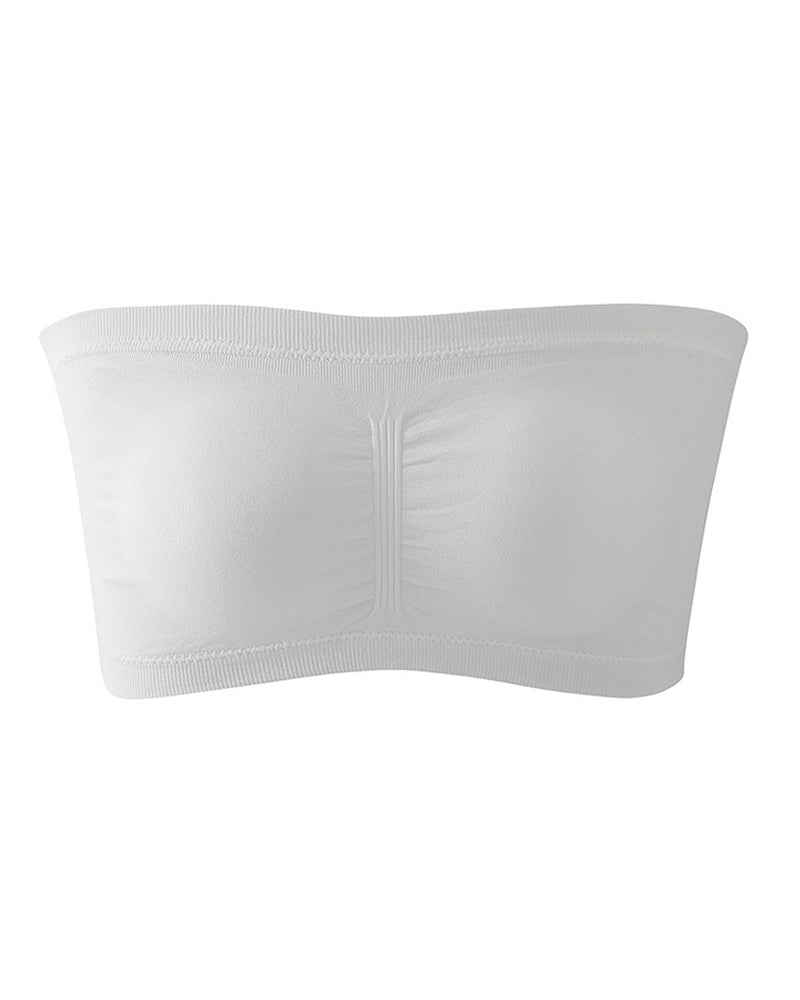 Støttende sømløs bandeau-bh