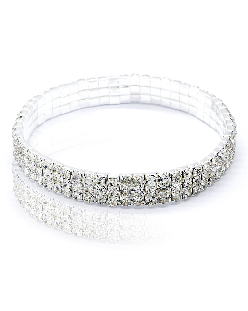 Fotlenke med flerlags i stretchkrystall