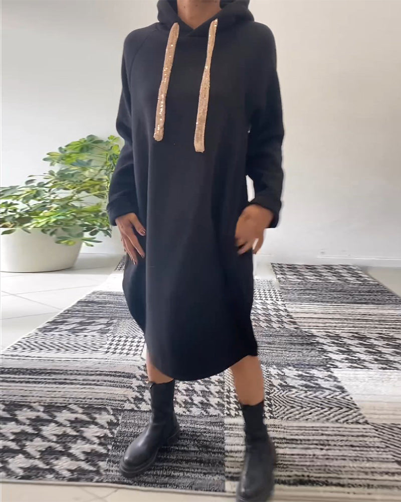 Ensfarget casual hettekjole