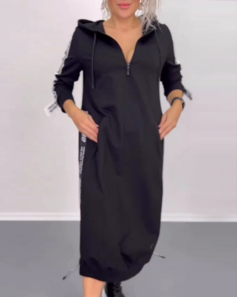 Casual kjole med glidelås