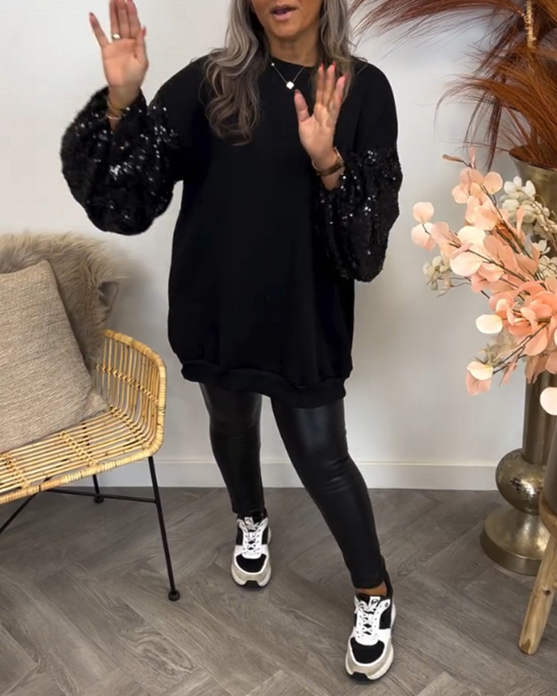 Gensere med solide farger og skjøting